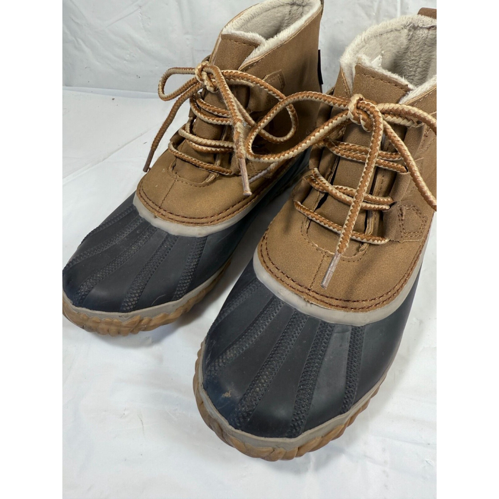 JBA by Jambu Nala Tan rain snow Duck Boots Women's Size 6.5